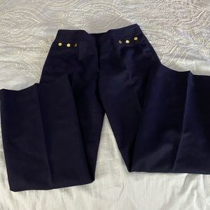 Gorgeous Tory Burch Navy Blue 100% Wool pants